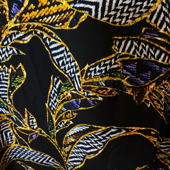 New Look 3x Plus Woman’s Black W/color Lounge Pants Elastic Waist Back, Soft NWT - Picture 3 of 10